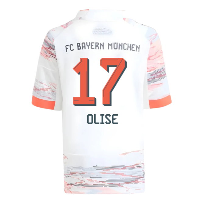 2025-2026 Bayern Munich Away Mini Kit (Olise 17)-SoccerKits Hub | Buy Soccer Jerseys Online